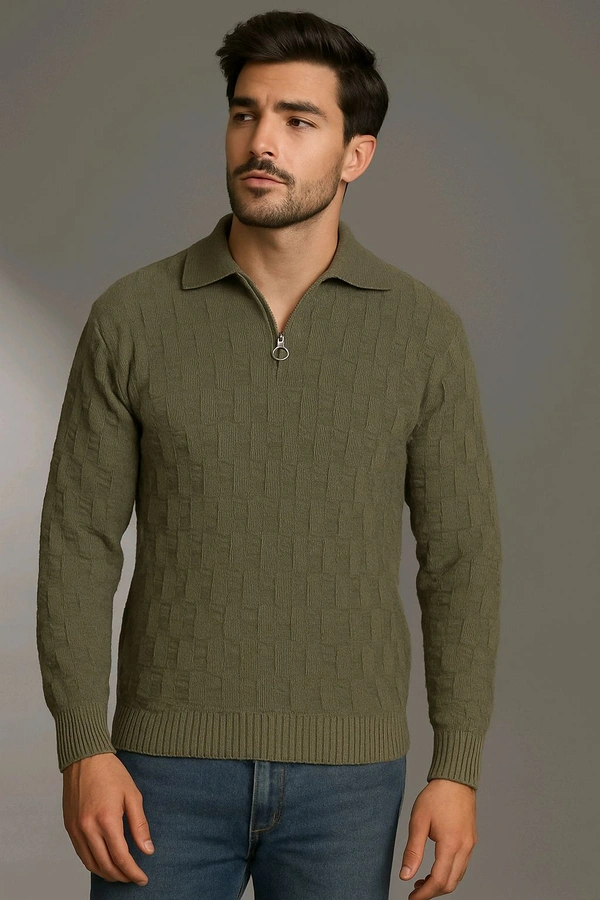 Premium Sweaters For Men - Verdun Green, L