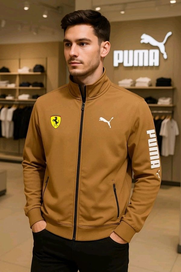 Puma Premium Athletic Upper Wear With Zipper - 2xl, Corn