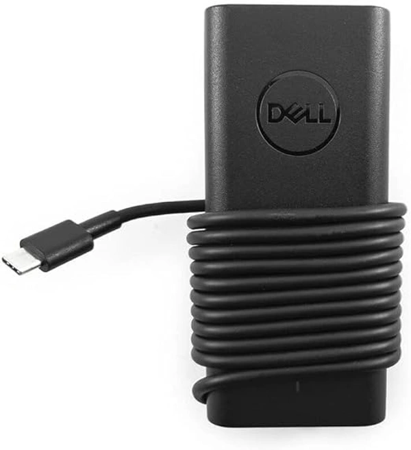SKU-0582/ Dell Original 65W Laptop Adapter-Black, USB/ C- TYPE ADAPTER, Warranty 1 Year.