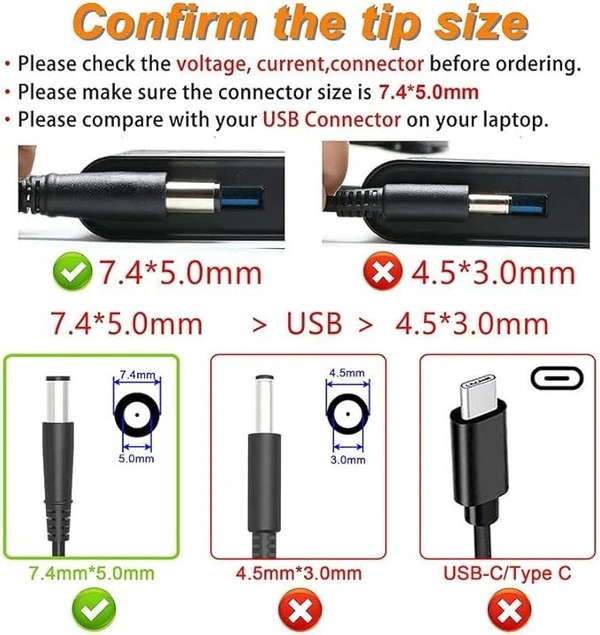 SKU-0580/ Dell Original 90W Laptop Adapter-Black, Big Pin 7.4 MM, 19.5V 4.73A, Warranty 1 Year.