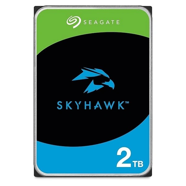 SKU-0570/ 2TB Seagate Skyhawk 2TB Video Internal Hard Drive HDD – 3.5 Inch SATA 6Gb/s 256MB Cache for DVR NVR Security Camera System with in-House Rescue Services – Frustration Free Packaging (ST2000VXZ17)