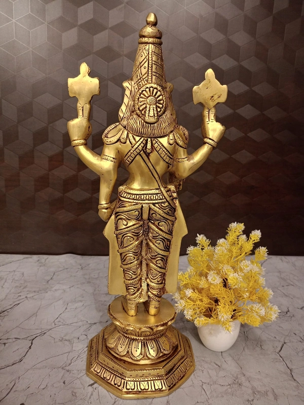Brass Venkateshwara Idol For Pooja 