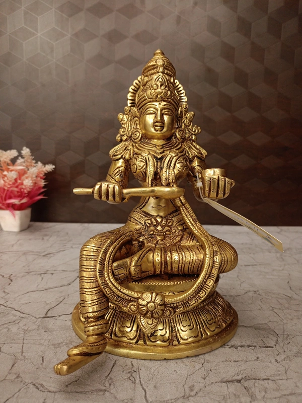 DecorsOne Brass Annaporani Idol 10"