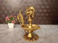 DecorsOne Buy Pure Brass Designer Annam Diya 7.5″, Superfine & Handicraft Idol