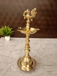 DecorsOne Brass Annam Five Face Kuthu Vilakku 12″