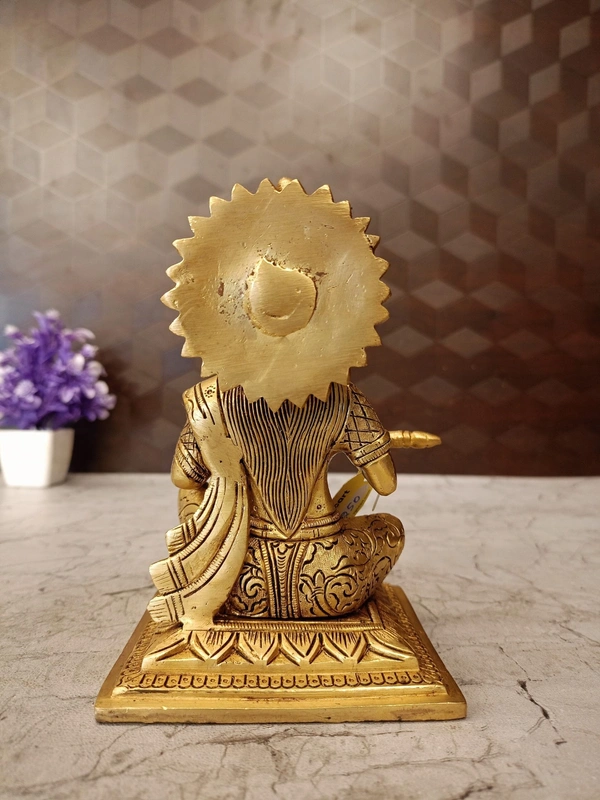 Brass Annapoorani Statue For Pooja / Wisdom and Enlightenment 