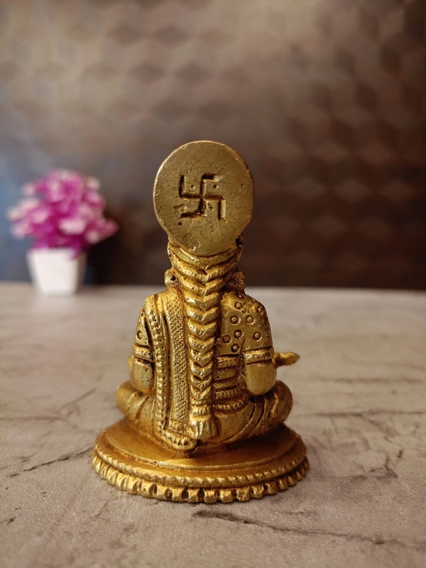 Brass Annapoorani Small Statue For Pooja / Abundance and Nourishment