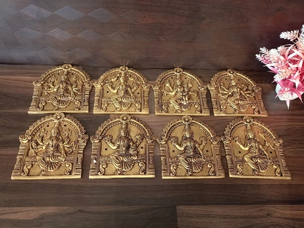 Brass Ashtalakshmi Set Door Panel