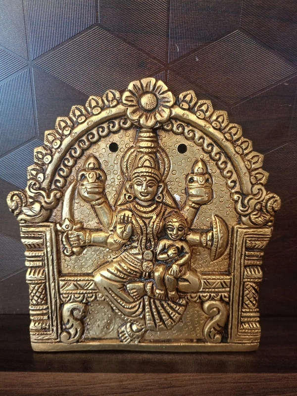 Brass Ashtalakshmi Set Door Panel