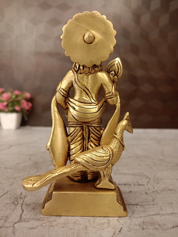 DecorsOne Brass Bala Murugan Idol 6"