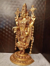 Brass Balaji Statue Best For Pooja And Offices 