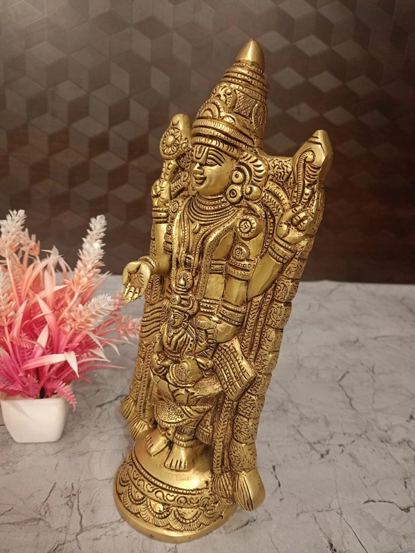 Buy Brass Balaji With Lakshmi Idol 