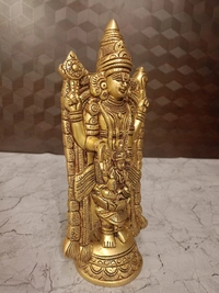 Buy Brass Balaji With Lakshmi Idol 
