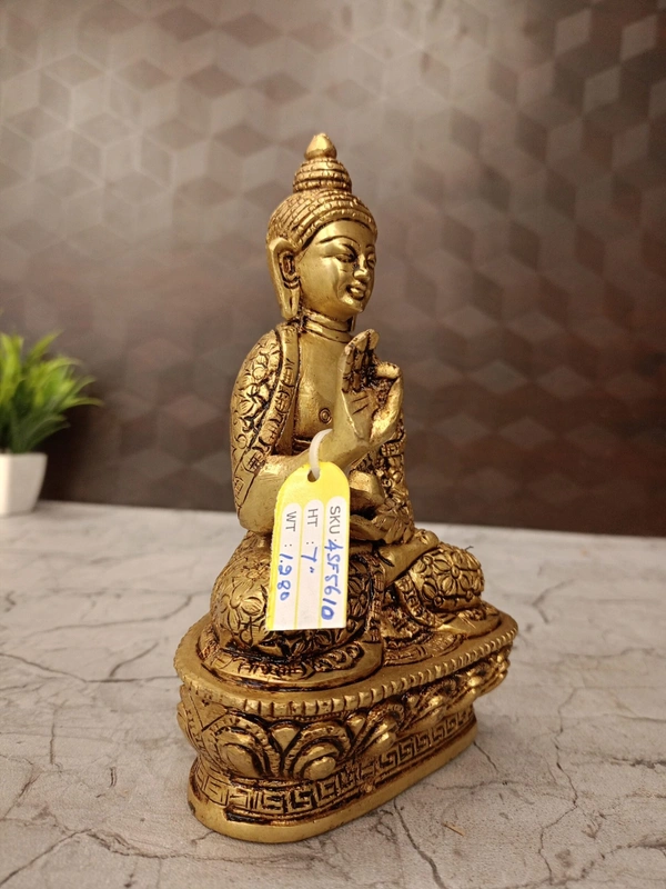 Brass Buddha Idol 