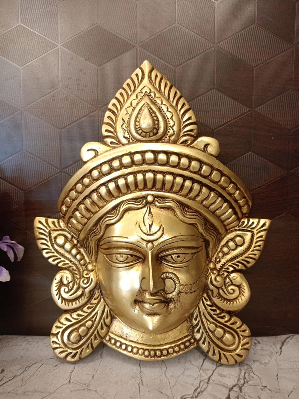 Buy Brass Durgai Amman face Wall Mount