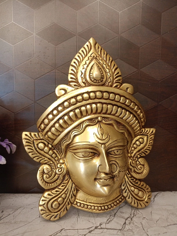 Buy Brass Durgai Amman face Wall Mount