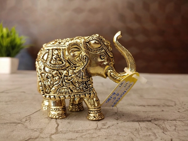 Brass Fine Art Elephant Idol