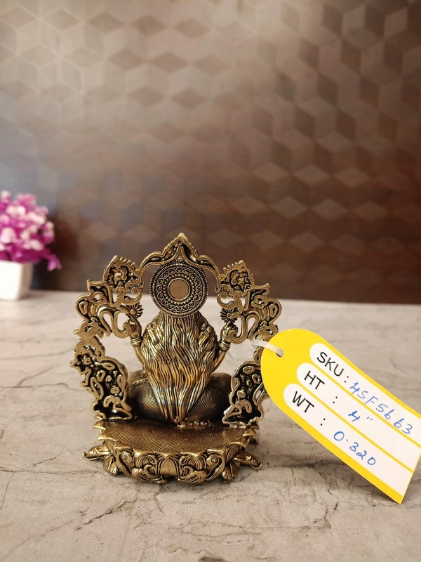 Brass Fine Art Designer Arch Lakshmi Idol 