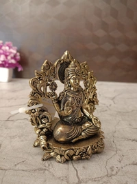 Brass Fine Art Designer Arch Lakshmi Idol 