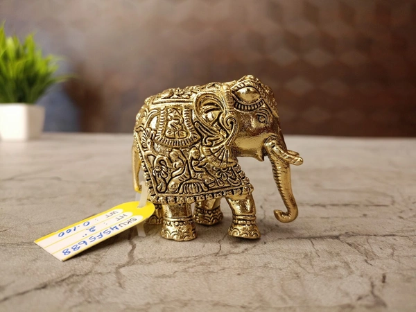 Brass Fine Art Elephant For Home Decor