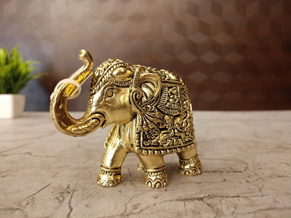 Brass Fine Art Elephant Idol 