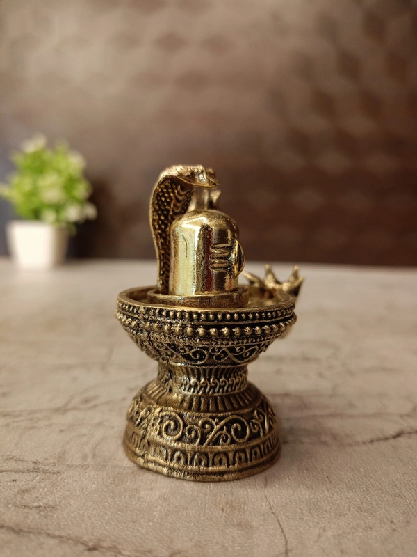 Brass Fine Art ShivaLingam Idol