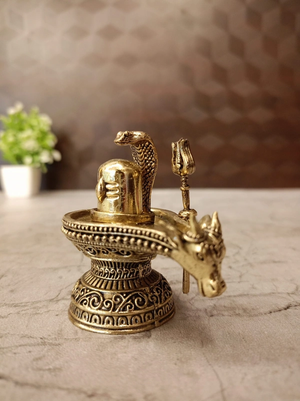 Brass Fine Art ShivaLingam Idol