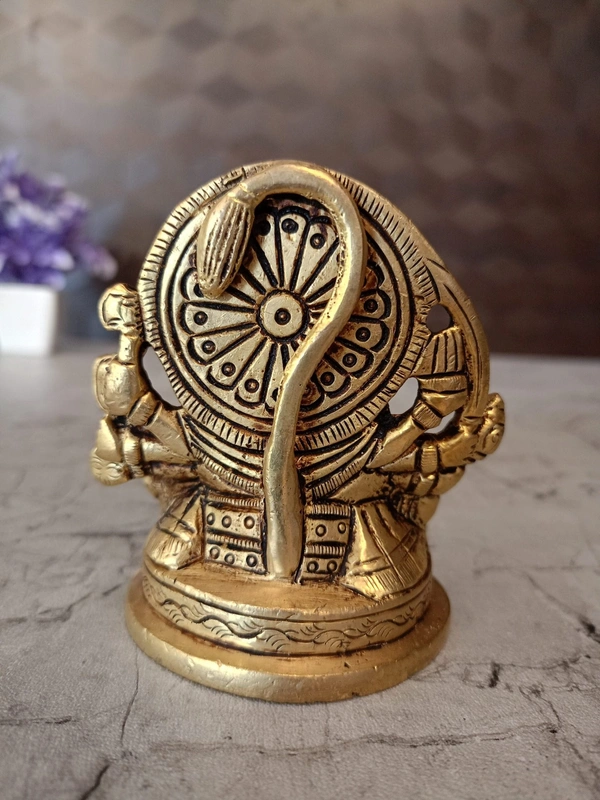 Brass Five Face Hanuman Idol 