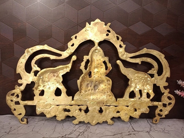 Brass Gajalakshmi Wall Mount