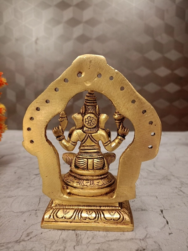 Buy Brass Arch Ganesha Idol Best For Pooja / Antique And Handicraft Statue 