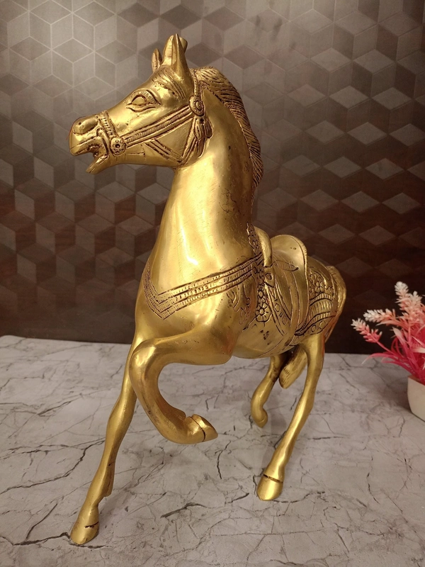 Buy Brass Horse Idol For Gift , Home Decor