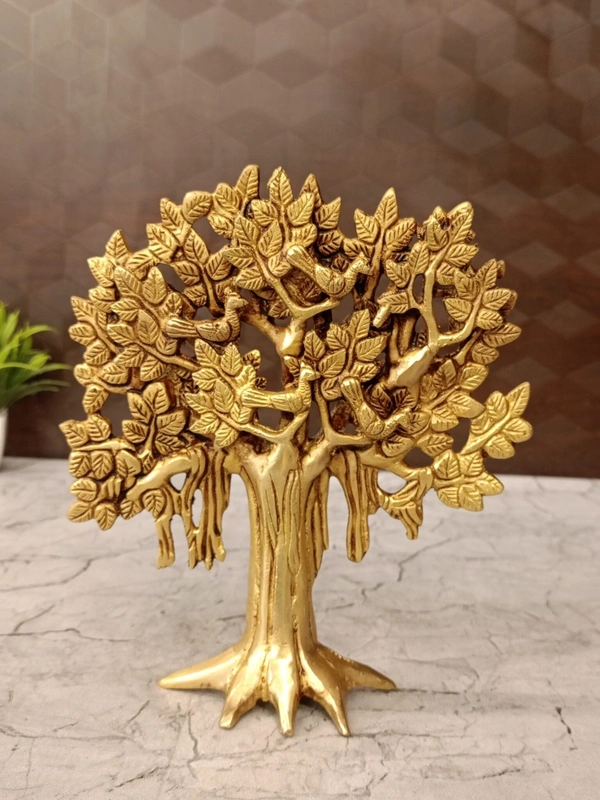 DecorsOne Brass Karpagavirsham Tree For Pooja, Home Decor 8″