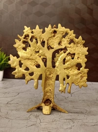 DecorsOne Brass Karpagavirsham Tree For Pooja, Home Decor 8″
