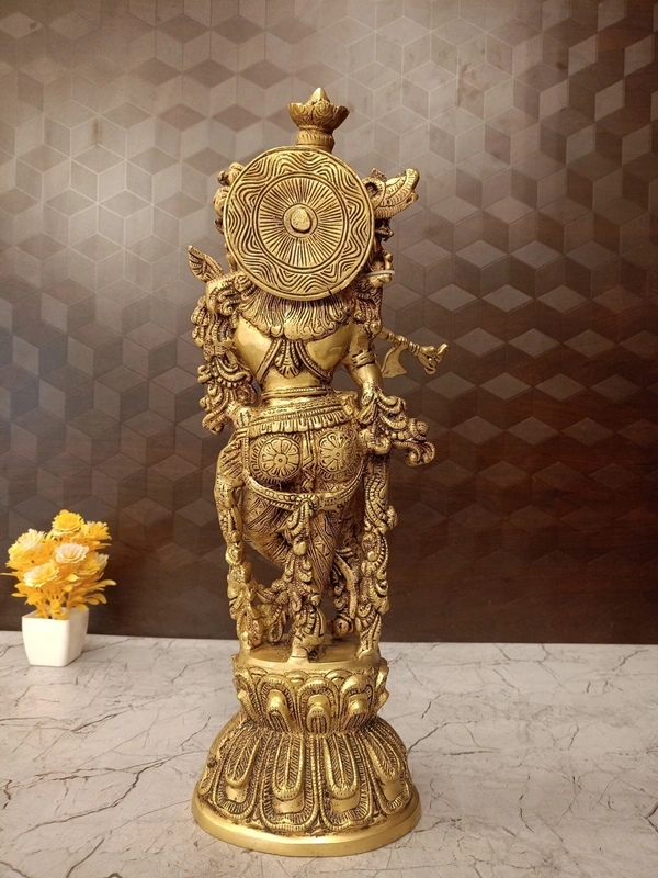 Buy Brass Superfine Lord Krishna Idol