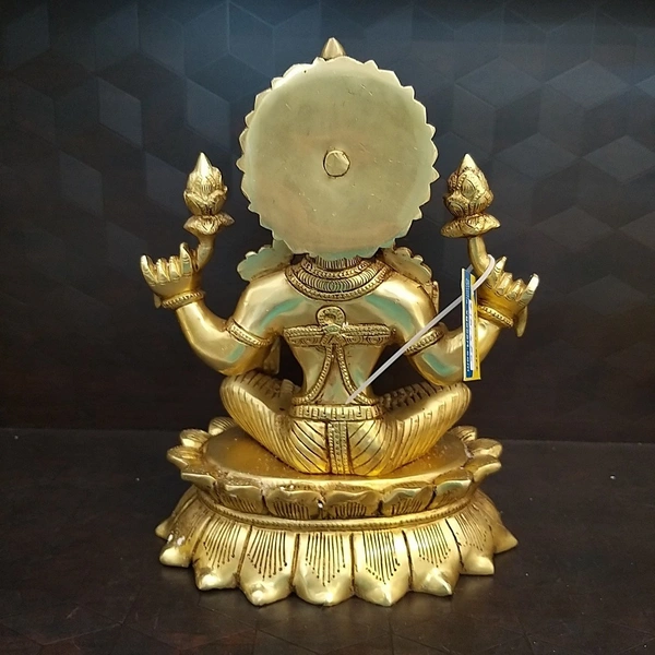 Brass Big Superfine Lakshmi Idol