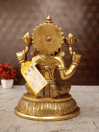 Brass Lakshmi Idol For Pooja