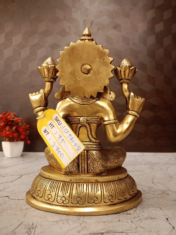 Brass Lakshmi Idol For Pooja