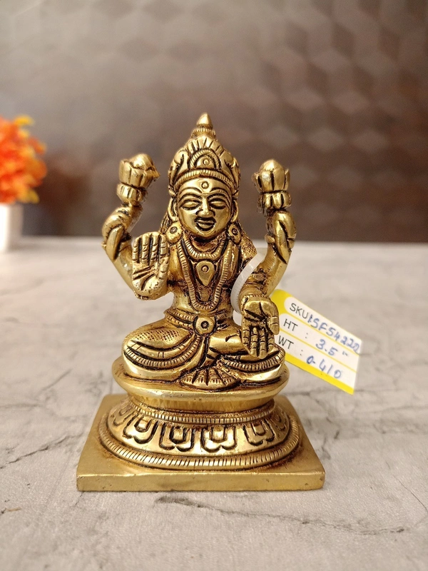 Brass Lakshmi Idol Small