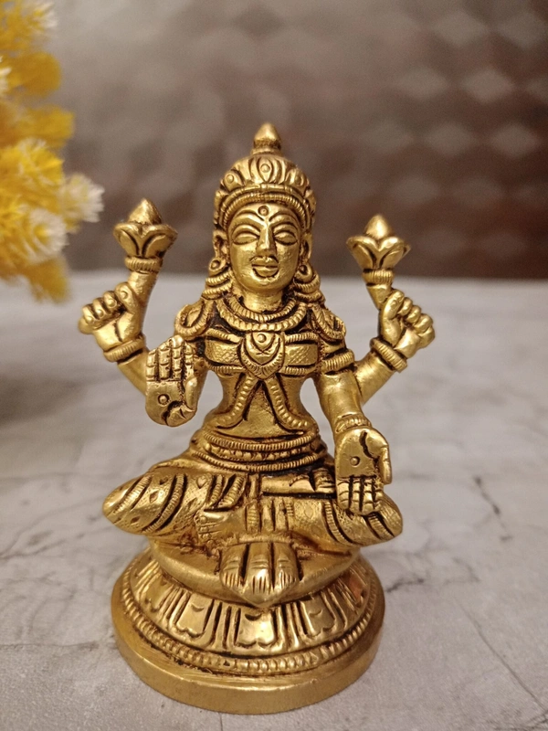 Buy Brass Maha Lakshmi Idol Good For Wealth