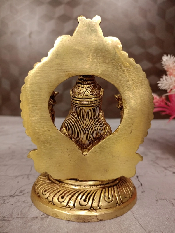Brass Arch Lakshmi Idol for Pooja 