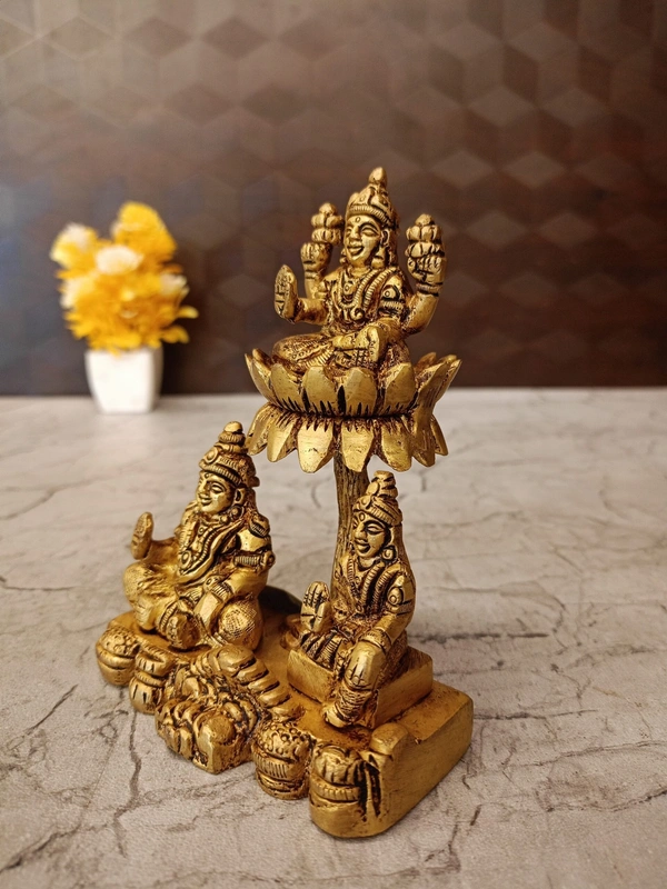 Brass Lakshmi Kuberar Idol 