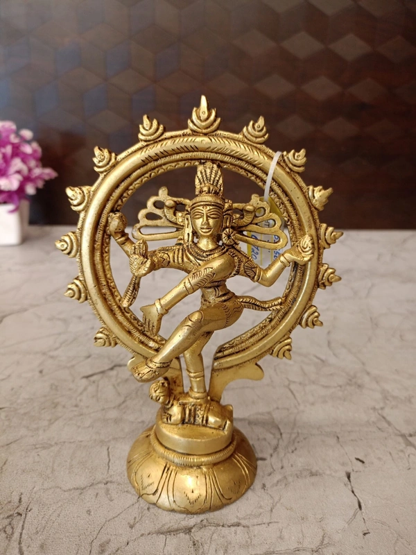 Buy Brass Natarajar Statue, Handicraft & Antique Finish 