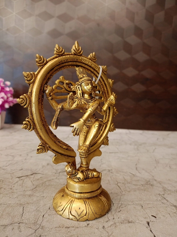 Buy Brass Natarajar Statue, Handicraft & Antique Finish 