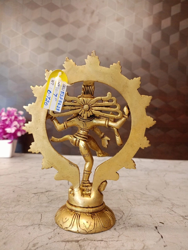Buy Brass Natarajar Statue, Handicraft & Antique Finish 