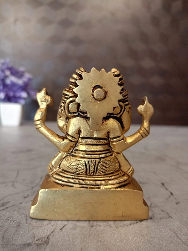 Buy Brass Panjamuha Ganesha statue For Pooja / 