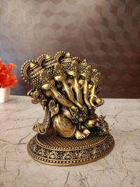Brass Fine Art Panjamuga Ganesha Idols