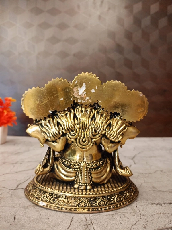 Brass Fine Art Panjamuga Ganesha Idols