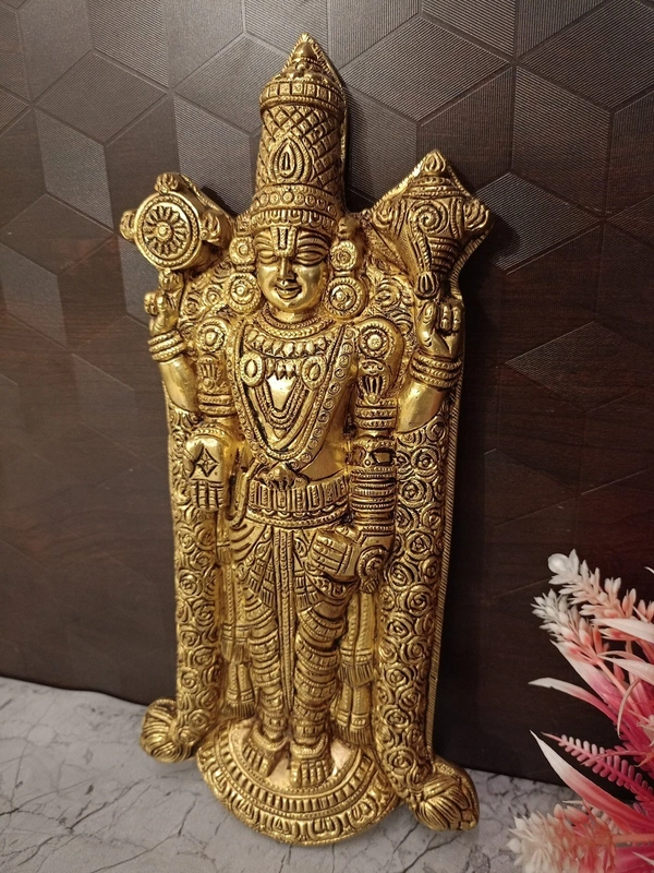 Brass Balaji Wall Mount Idol 