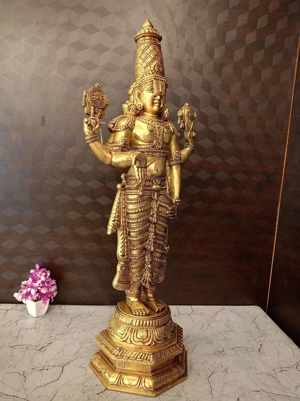 Brass Lord Balaji Idol