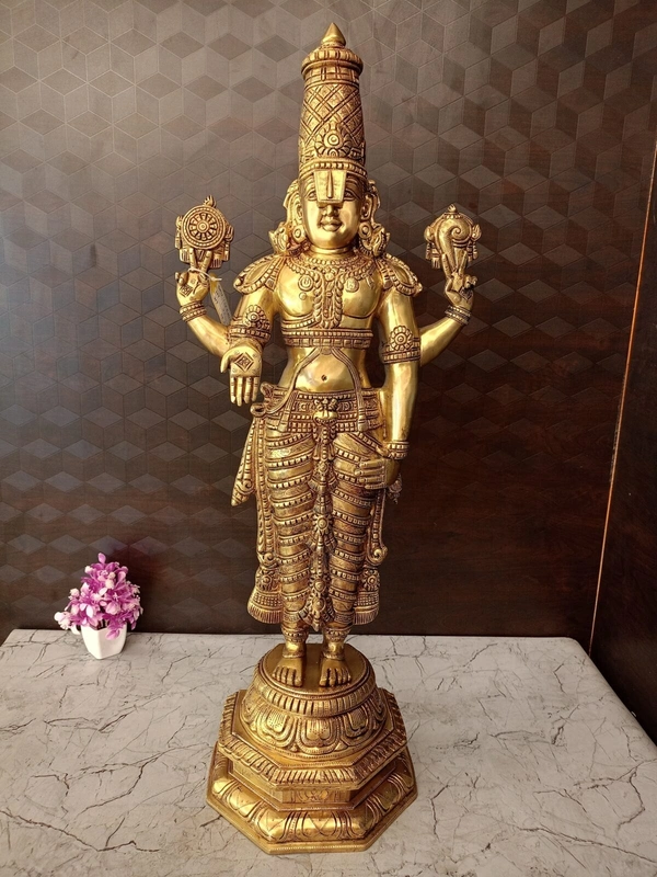 Brass Lord Balaji Idol